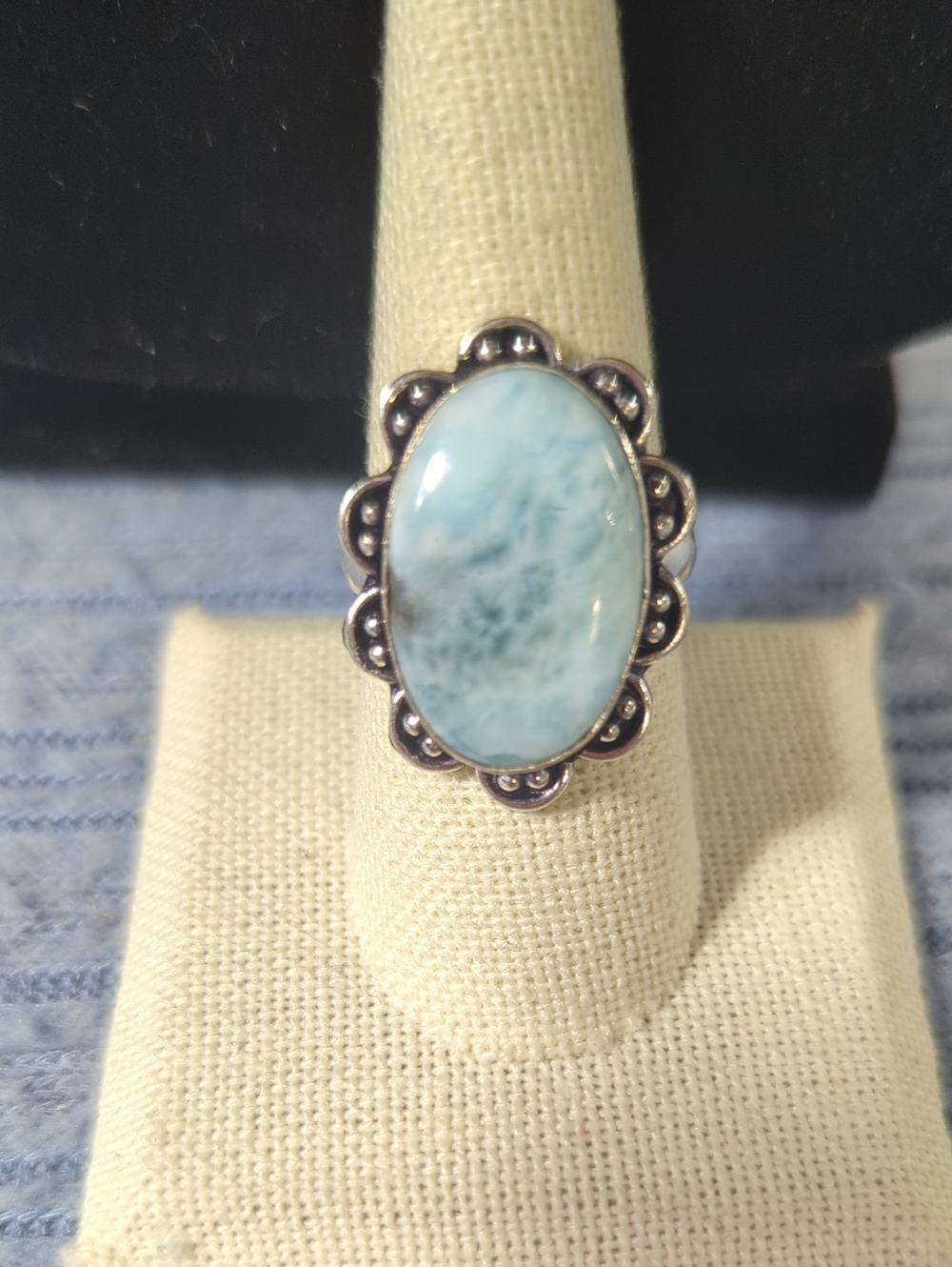 Larimar Ring Size 9 1/4 - Dominican Republic